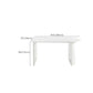 White Dinette Table with Pine Wood Base Modern Free Form Dining Table Clearhalo 'Dining Tables & Seating' 'Dining Tables' 'dining_table' 'furn' 'furn_dining_table' 'Furniture' 'Kitchen & Dining Furniture' 7378395