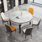 Foldable Dinette Table with Wood Base Modern Stone Top Dining Table Clearhalo 'Dining Tables & Seating' 'Dining Tables' 'dining_table' 'furn' 'furn_dining_table' 'Furniture' 'Kitchen & Dining Furniture' 7378433