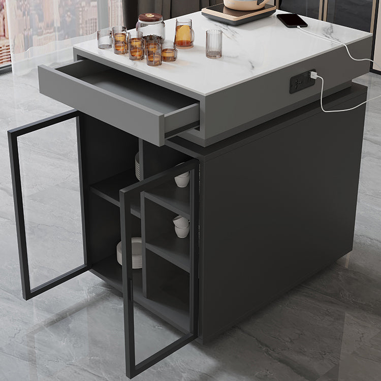 Rectangle Dining Room Table Contemporary Dinner Room Kitchen Table Clearhalo 'Dining Tables & Seating' 'Dining Tables' 'dining_table' 'furn' 'furn_dining_table' 'Furniture' 'Kitchen & Dining Furniture' 7378457