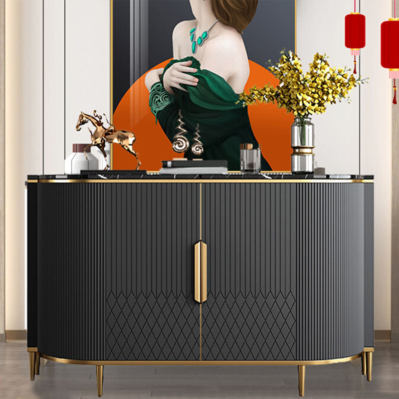 Credenza da pranzo a buffet in legno ingegnerizzato ingegnerizzato contemporaneo