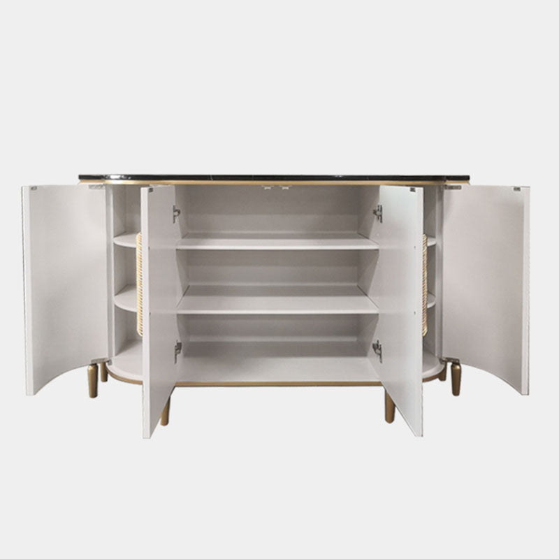 Credenza da pranzo a buffet in legno ingegnerizzato ingegnerizzato contemporaneo