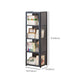 Modern Lacquered Accent Cabinet, Gray Rectangle Cabinet with Shelves