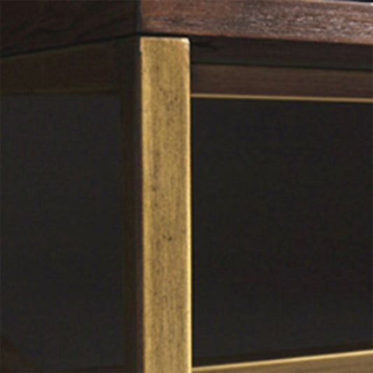 Glam TV Stand Console Solid Wood TV Media Stand with 2 Drawers Clearhalo 'furn' 'furn_tv_stands_entertainment_centers' 'Furniture' 'Living Room Furniture' 'TV Stands & Entertainment Centers' 'TV Stands & Media Storage Furniture' 'tv_stands_entertainment_centers' 7379280