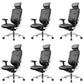 Modern Office Chair Adjustable Seat Height Removable Arms Chair with Wheels