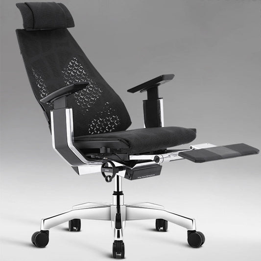 Silla de oficina moderna altura de altura de asiento ajustable incluida silla giratoria con ruedas