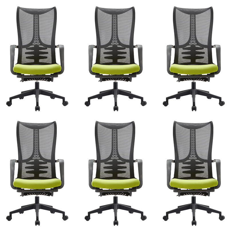 Modern Arm Chair Adjustable Seat Height Desk Chair with Wheels