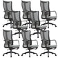 Modern Arm Chair Adjustable Seat Height Desk Chair with Wheels