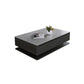 Rectangle Single Coffee Table Glam 1 Coffee Table with 4 Drawers Clearhalo 'Coffee & Accent Tables' 'Coffee Tables' 'coffee_tables' 'furn' 'furn_coffee_tables' 'Furniture' 'Living Room Furniture' 7379570