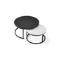 Minimalism Frame Cocktail Table Slate Top Coffee or End Table with Storage Drawers Black Wood Clearhalo 'Coffee & Accent Tables' 'Coffee Tables' 'coffee_tables' 'furn' 'furn_coffee_tables' 'Furniture' 'Living Room Furniture' 7379583