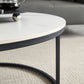 Minimalism Frame Cocktail Table Slate Top Coffee or End Table with Storage Drawers Clearhalo 'Coffee & Accent Tables' 'Coffee Tables' 'coffee_tables' 'furn' 'furn_coffee_tables' 'Furniture' 'Living Room Furniture' 7379590