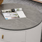 Round Tropical Coffee Table Storage 2 Nesting Coffee Table Set Clearhalo 'Coffee & Accent Tables' 'Coffee Tables' 'coffee_tables' 'furn' 'furn_coffee_tables' 'Furniture' 'Living Room Furniture' 7379606