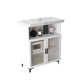 Modern Rectangle Bar Table Faux Marble Storable Table for Living Room White Without Chairs Clearhalo 'Bar Furniture' 'Bar Tables' 'bar_tables' 'furn' 'furn_bar_tables' 'Furniture' 'Kitchen & Dining Furniture' 7379704