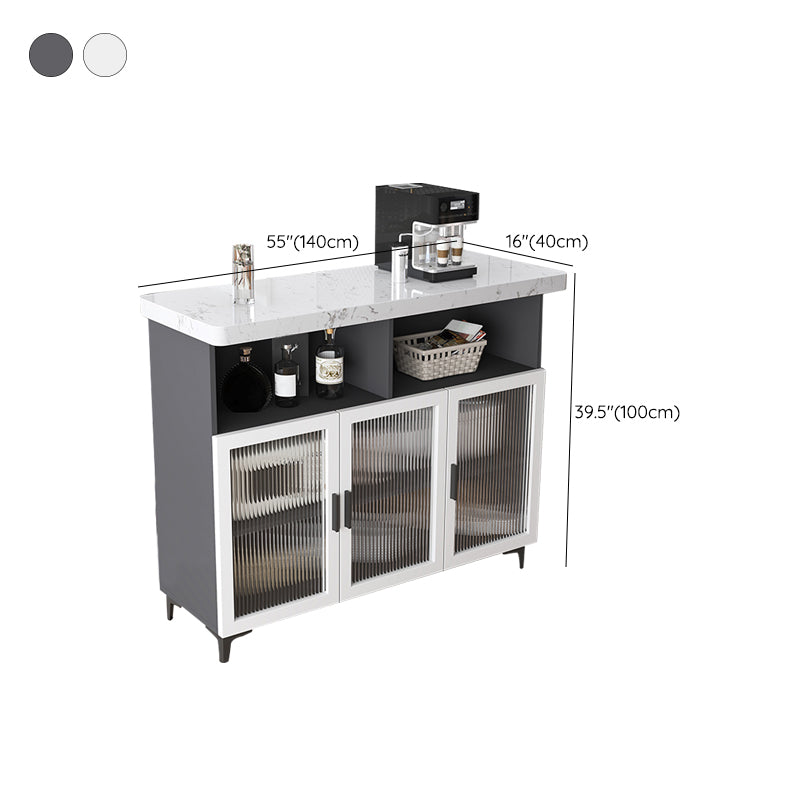 Modern Rectangle Bar Table Faux Marble Storable Table for Living Room Clearhalo 'Bar Furniture' 'Bar Tables' 'bar_tables' 'furn' 'furn_bar_tables' 'Furniture' 'Kitchen & Dining Furniture' 7379722
