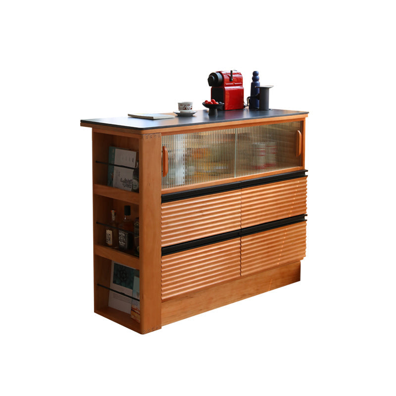 Moderner Bar-Esstisch aus Kunstmarmor, rechteckiger Bartisch für die Küche