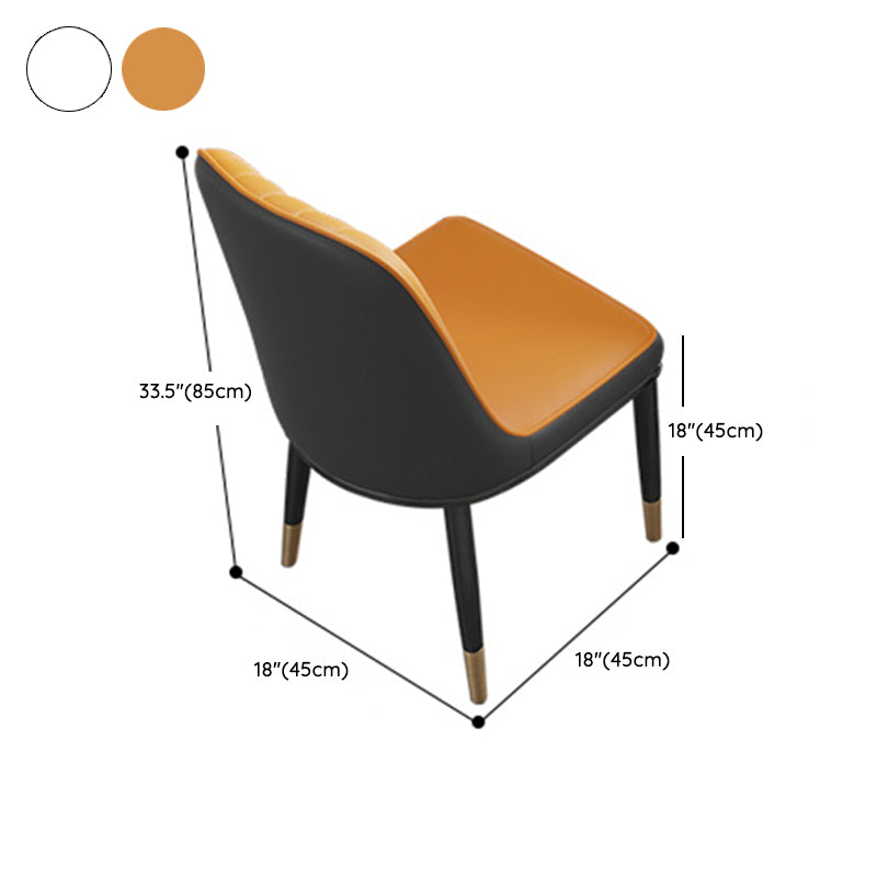 Modern Foldable Dining Set 1/7 Pieces White Dinette Set with Wooden Chairs Clearhalo 'Dining Room Sets' 'Dining Tables & Seating' 'dining_room_set' 'furn' 'furn_dining_room_set' 'Furniture' 'Kitchen & Dining Furniture' 7379750