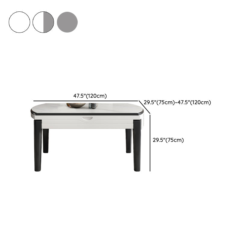 Muebles de piedra de estilo moderno 1/7 piezas de mesa redonda con silla sin brazo