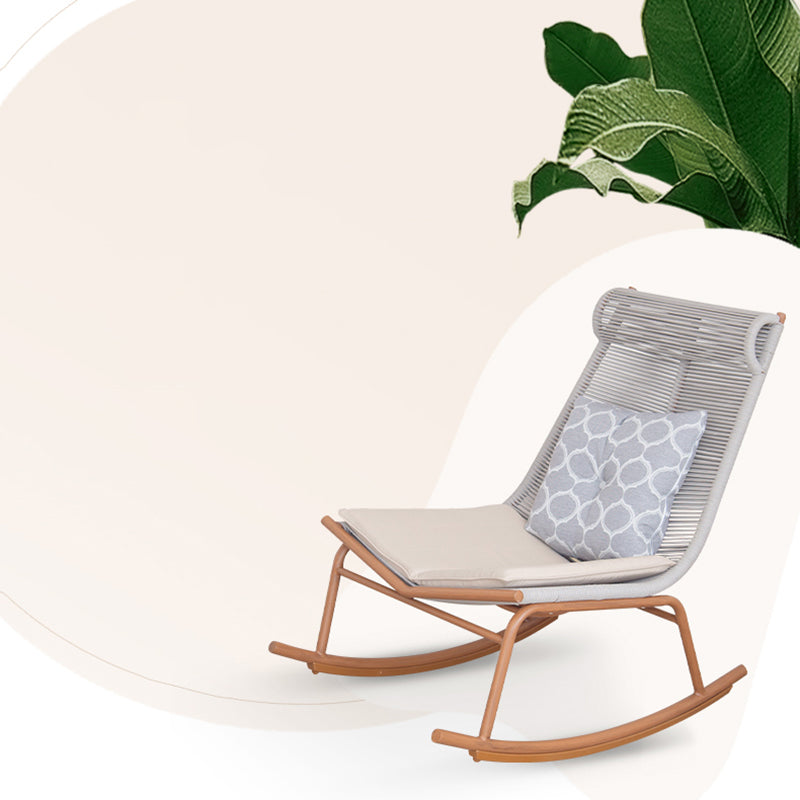 Chaise à bascule de loisir de style moderne salon paresseux pour le salon