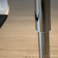 Taburete de plástico para mostrador, taburete de bar moderno de altura ajustable con reposapiés