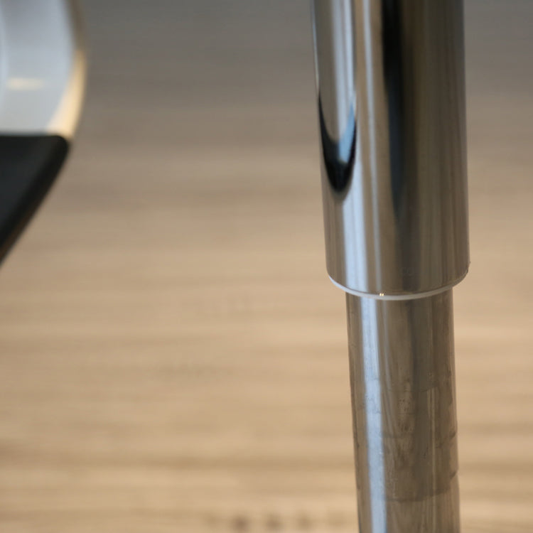Taburete de plástico para mostrador, taburete de bar moderno de altura ajustable con reposapiés