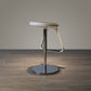 Taburete de plástico para mostrador, taburete de bar moderno de altura ajustable con reposapiés
