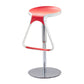 Taburete de plástico para mostrador, taburete de bar moderno de altura ajustable con reposapiés