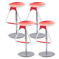 Taburete de plástico para mostrador, taburete de bar moderno de altura ajustable con reposapiés