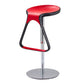 Taburete de plástico para mostrador, taburete de bar moderno de altura ajustable con reposapiés