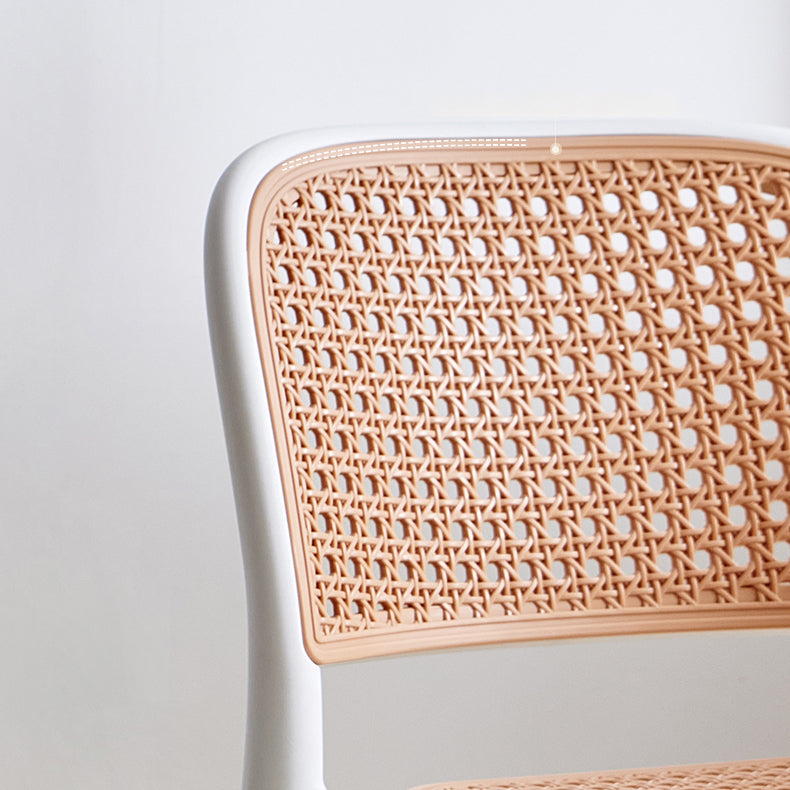 Sgabello da banco di plastica in stile moderno sgabello sul retro con poggiapiedi