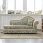 Traditional Removable Cushions Chaise Fabric Floral Chaise for Living Room Chaise Left-Arm Chaise Clearhalo 'Chairs & Seating' 'Chaise Lounge' 'chaise_lounge' 'furn' 'furn_chaise_lounge' 'Furniture' 'Living Room Furniture' 7381431