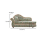 Traditional Removable Cushions Chaise Fabric Floral Chaise for Living Room Clearhalo 'Chairs & Seating' 'Chaise Lounge' 'chaise_lounge' 'furn' 'furn_chaise_lounge' 'Furniture' 'Living Room Furniture' 7381434