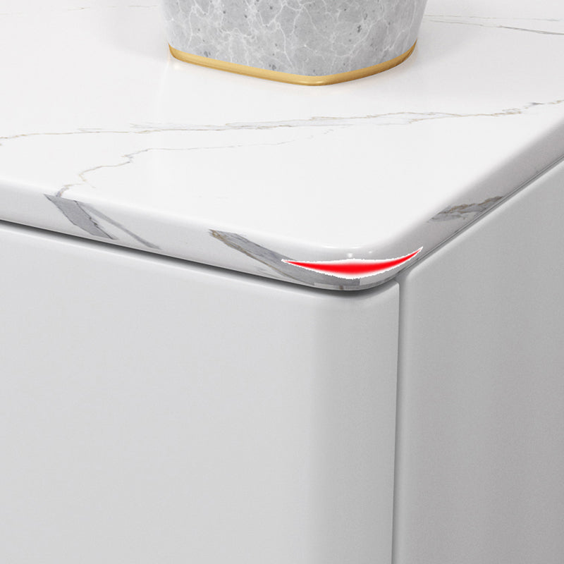 Glam 2 tiroirs accent table table de chevet antique