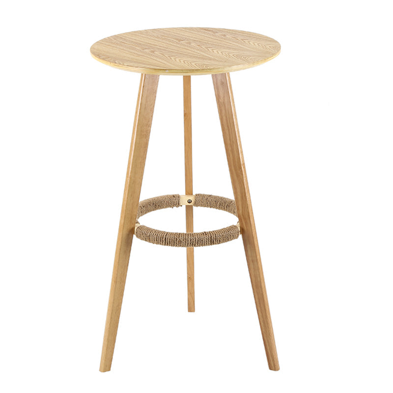 Juego de barra redonda contemporánea, juego de mesa de madera para Pub de 1/3 piezas para el hogar