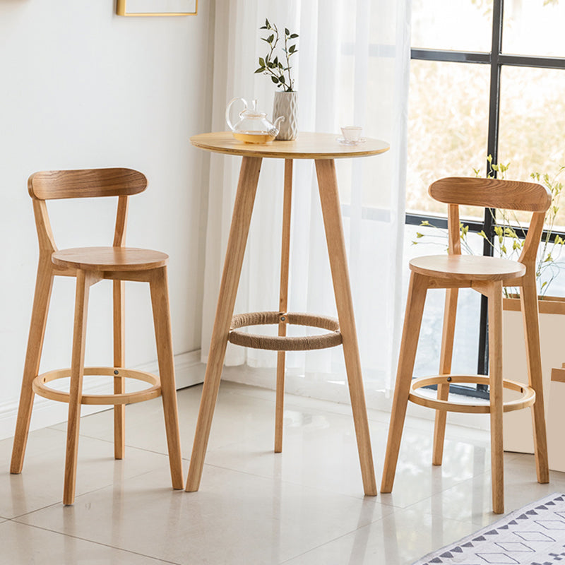 Juego de barra redonda contemporánea, juego de mesa de madera para Pub de 1/3 piezas para el hogar