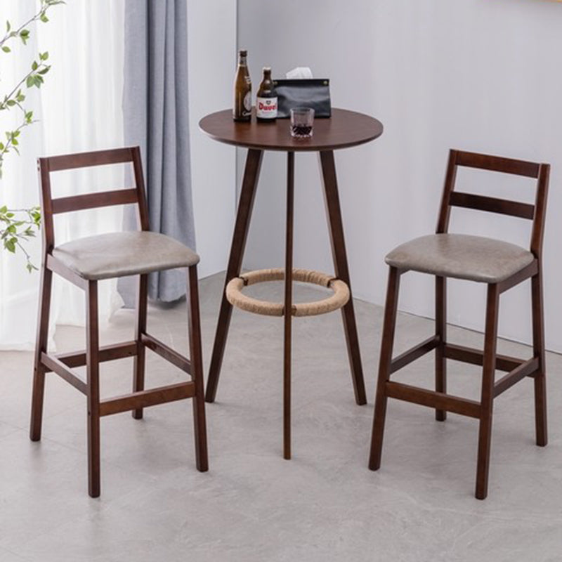 Juego de barra redonda contemporánea, juego de mesa de madera para Pub de 1/3 piezas para el hogar