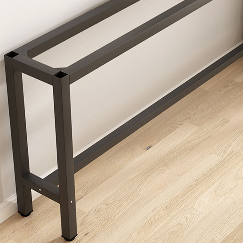 Juego de Pub rectangular con altura de mostrador, mesa de Bar con estructura metálica de 1/3/4 Uds y taburetes sin respaldo