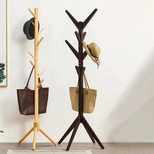 Stand per sala contemporanei in legno senza appuntamenti con gancio