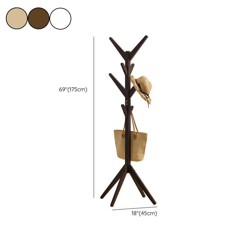 Eigentijdse hal staan ​​houten vrij staande zaalstandaard met haak
