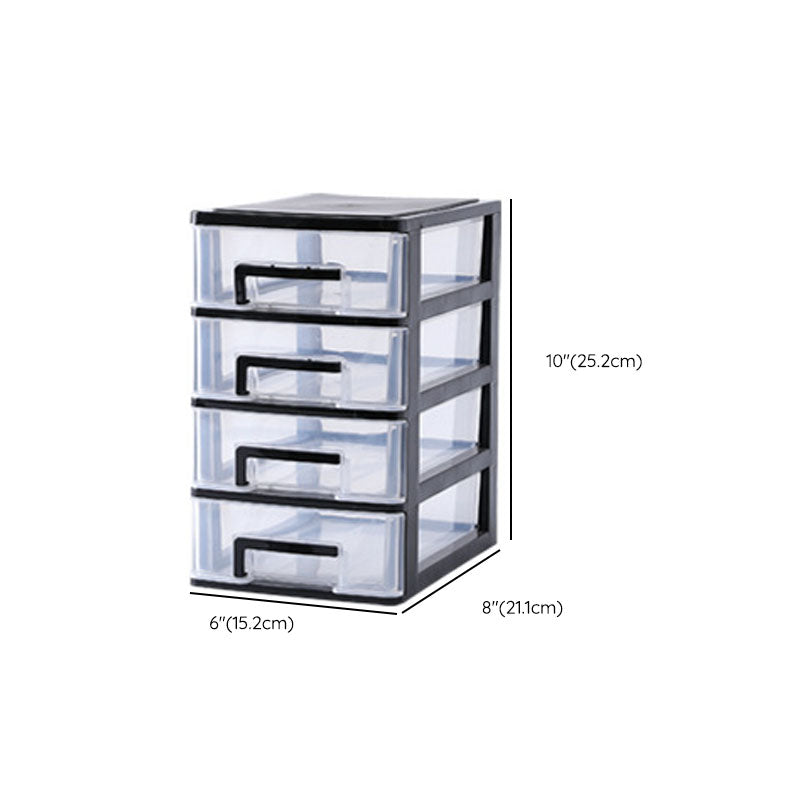 Contemporary Plastic Cabinet Vertical File Cabinet with Drawers for Office Clearhalo 'Filing Cabinets' 'filling_cabinets' 'furn' 'furn_filling_cabinets' 'Furniture' 'Office Furniture' 7382053