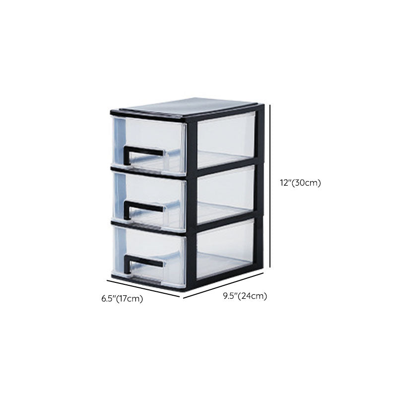 Contemporary Plastic Cabinet Vertical File Cabinet with Drawers for Office Clearhalo 'Filing Cabinets' 'filling_cabinets' 'furn' 'furn_filling_cabinets' 'Furniture' 'Office Furniture' 7382055