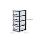 Contemporary Plastic Cabinet Vertical File Cabinet with Drawers for Office Clearhalo 'Filing Cabinets' 'filling_cabinets' 'furn' 'furn_filling_cabinets' 'Furniture' 'Office Furniture' 7382056