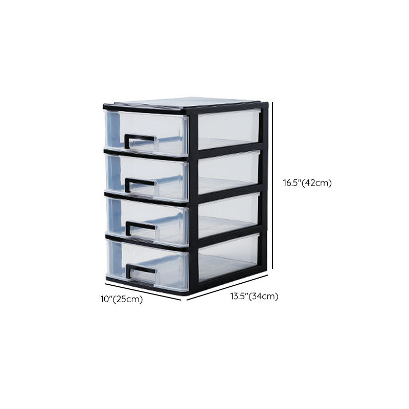 Contemporary Plastic Cabinet Vertical File Cabinet with Drawers for Office Clearhalo 'Filing Cabinets' 'filling_cabinets' 'furn' 'furn_filling_cabinets' 'Furniture' 'Office Furniture' 7382059
