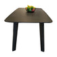 Modern Rectangle Stone Dining Table Wood Base for Dining Room