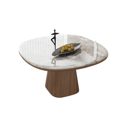 Solid Wood Base Table Square Dining Table for Kitchen Dining Room Without Chairs Clearhalo 'Dining Tables & Seating' 'Dining Tables' 'dining_table' 'furn' 'furn_dining_table' 'Furniture' 'Kitchen & Dining Furniture' 7382934