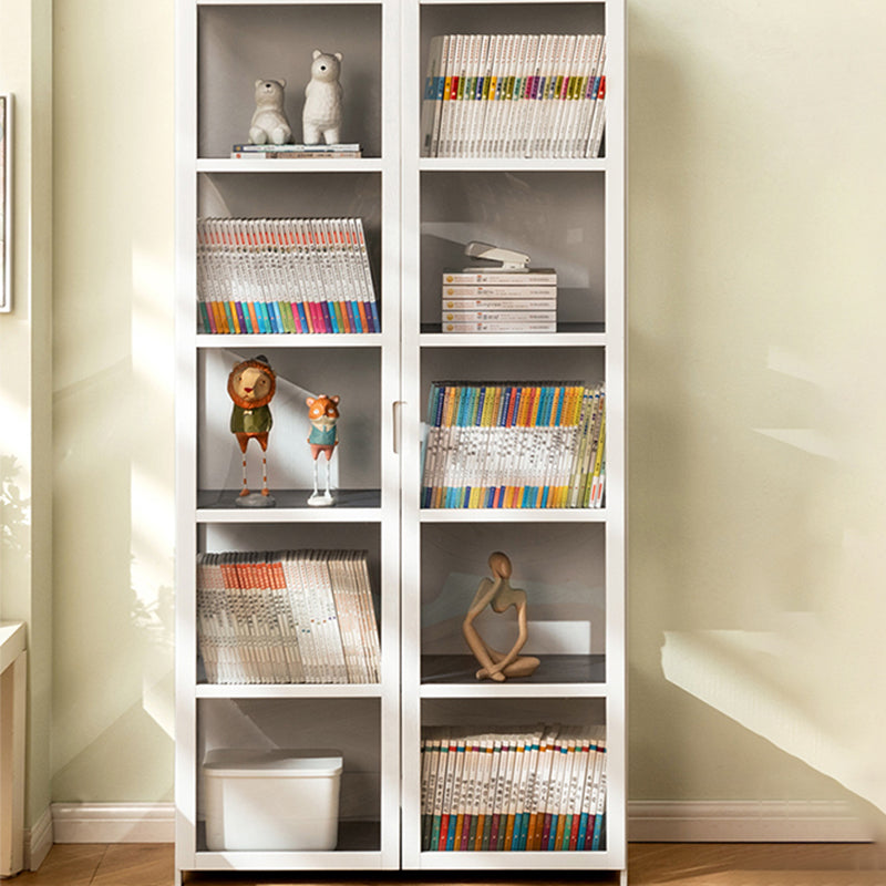 White Lacquered Modern Storage Cabinet,Rectangle Standard Cabinet Clearhalo 'Cabinets & Chests' 'cabinets_chests' 'furn' 'furn_cabinets_chests' 'Furniture' 'Living Room Furniture' 7383246