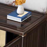 Vintage Brown Media Console Wood Stand Console with Drawers for Living Room Clearhalo 'furn' 'furn_tv_stands_entertainment_centers' 'Furniture' 'Living Room Furniture' 'TV Stands & Entertainment Centers' 'TV Stands & Media Storage Furniture' 'tv_stands_entertainment_centers' 7383550