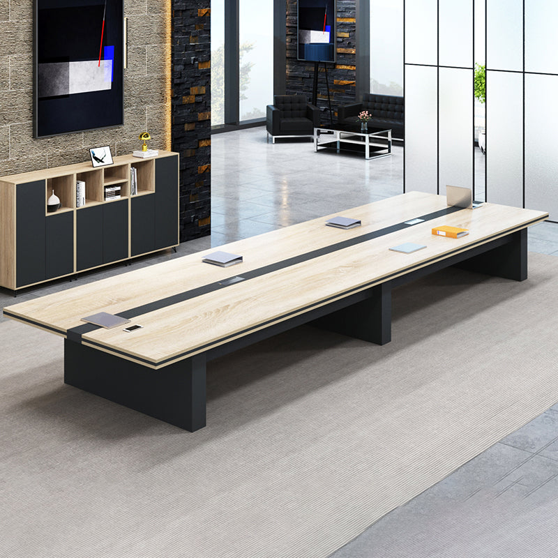 Industriële kantoorbureau vervaardigd hout 29,25 inch Hoogte Computer Desk