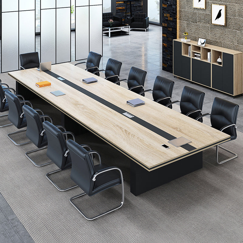 Industriële kantoorbureau vervaardigd hout 29,25 inch Hoogte Computer Desk