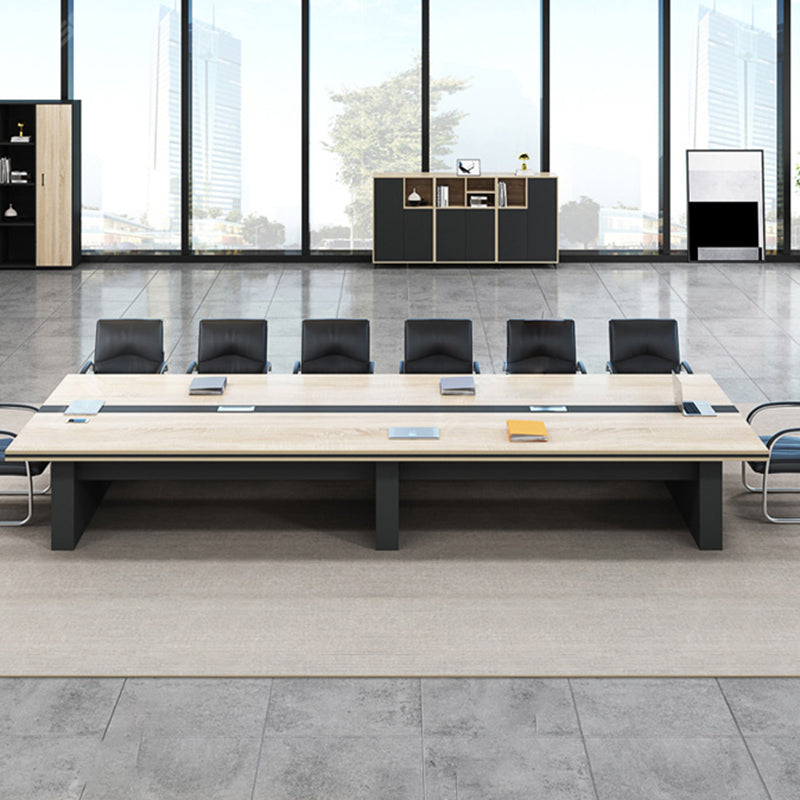 Industriële kantoorbureau vervaardigd hout 29,25 inch Hoogte Computer Desk