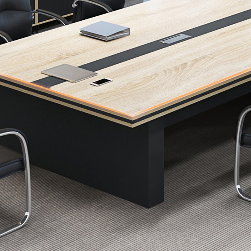 Industriële kantoorbureau vervaardigd hout 29,25 inch Hoogte Computer Desk