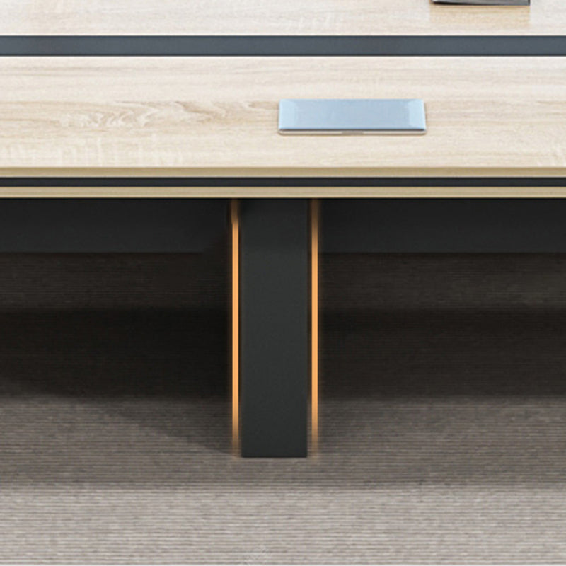 Industriële kantoorbureau vervaardigd hout 29,25 inch Hoogte Computer Desk